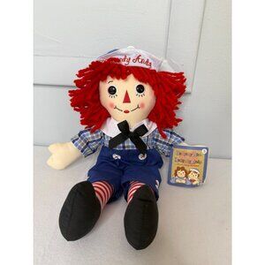 Raggedy Andy Plush Classic 16" Doll Rag Toy BNWT
